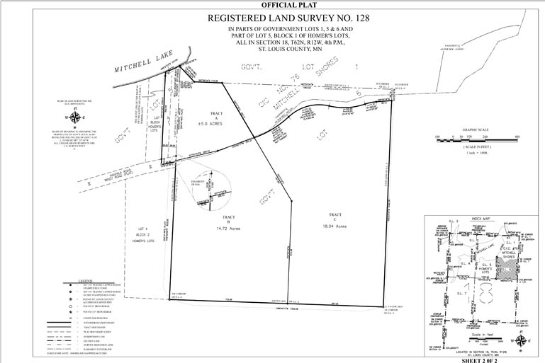 Registered Land Survey Example