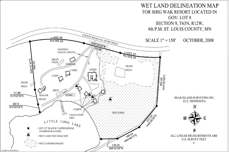 Wetland Delineation Example Map