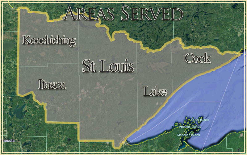 Map of Areas the company serves